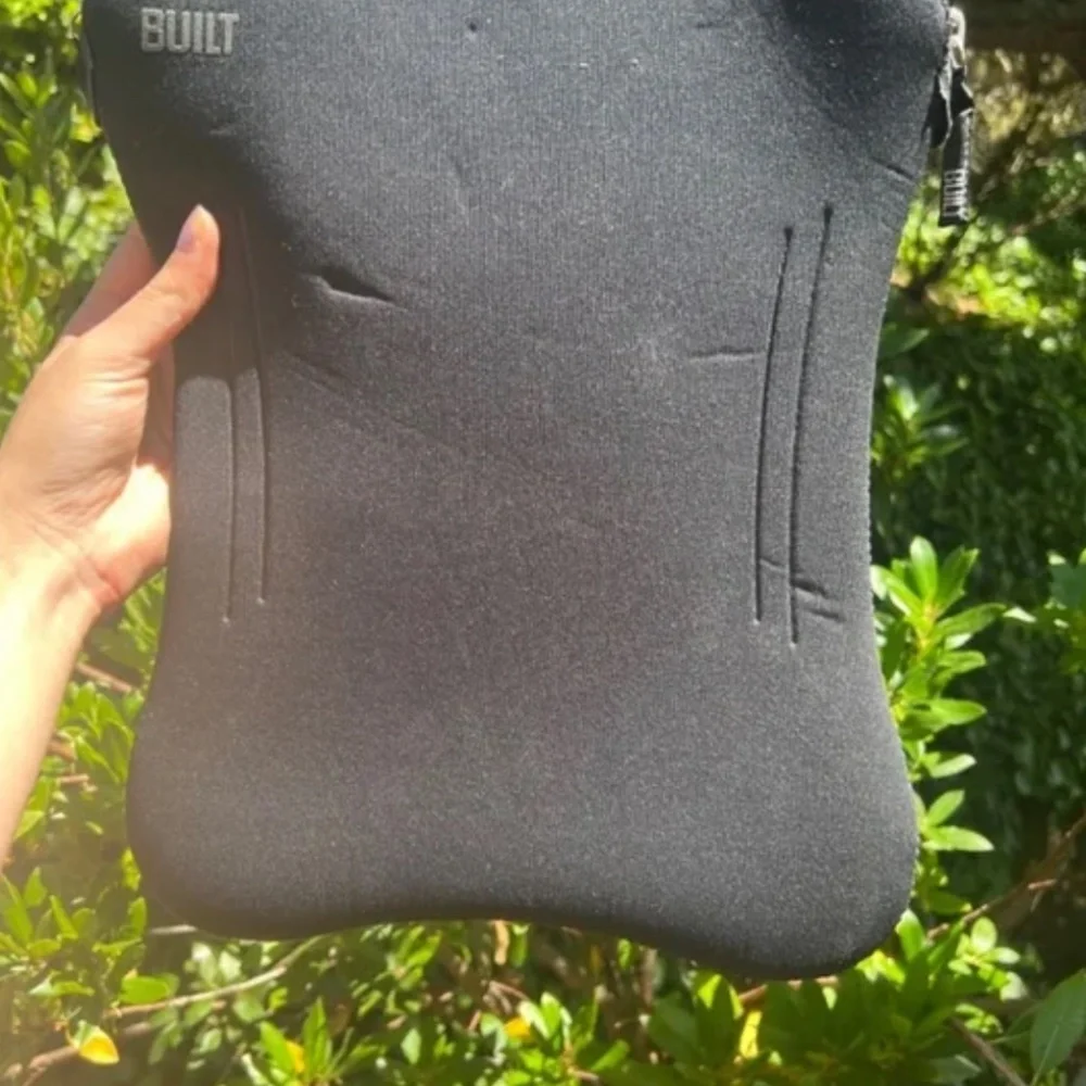 BUILT Neoprene Laptop Sleeve Black Minimalist Case 13” Protective